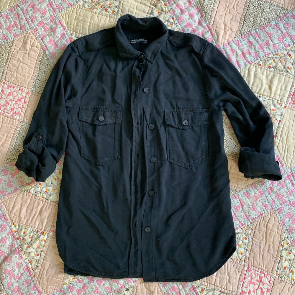 Zara lightweight military style shirt